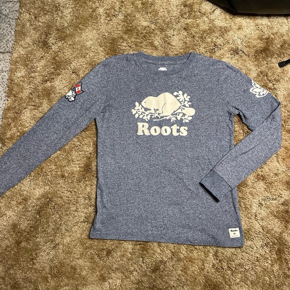 Roots Long Sleeve Woman's Shirt Size Small